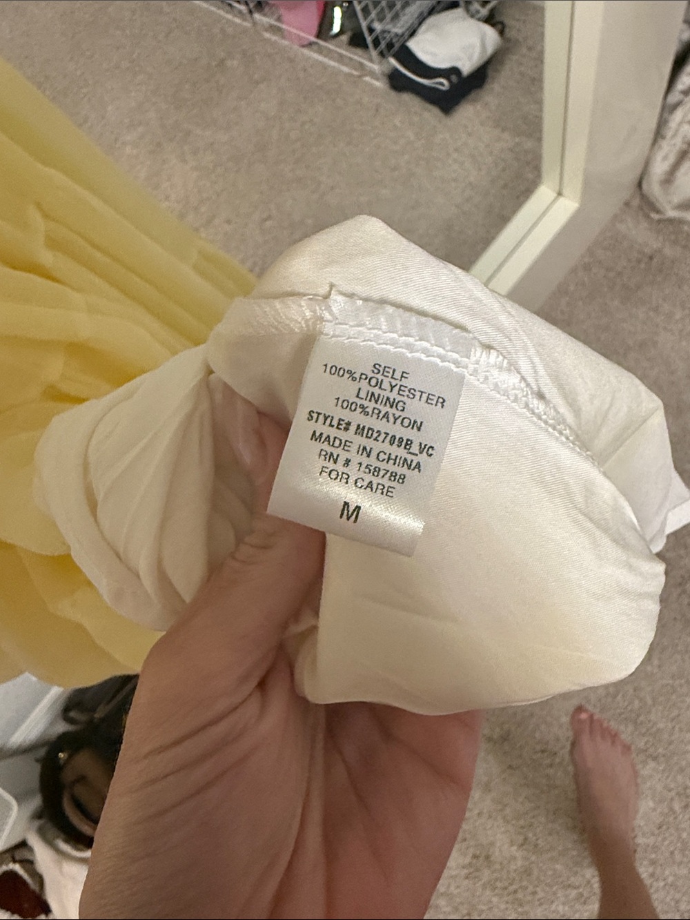Vici Yellow Ruffle Trim Maxi Dress - Picture 11 of 11